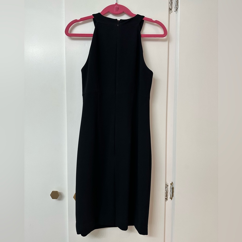 Rickie Freeman for Teri Jon Elegant Black Bow Mini Dress - Picture 3 of 4